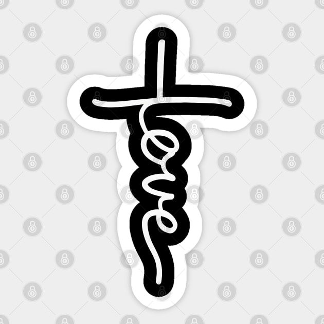 Love Cross Christian Gift Sticker by Douglas's Store 3